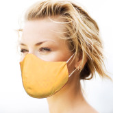 Organic Cotton Face Mask - Pastel Yellow